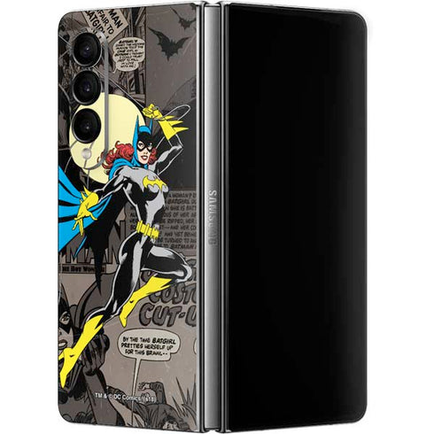 DC Comics Batgirl Classic Art Galaxy Z Fold4 5G Skin